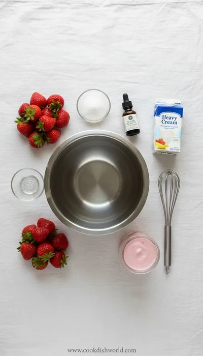 Strawberry Mousse – Light, Whipped & Delicious - cooking process