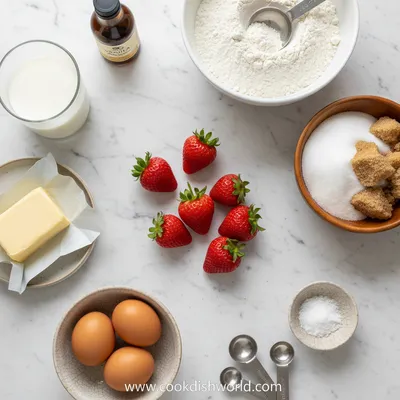 Strawberry Muffins – Soft and Fluffy - cooking process