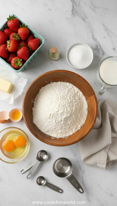 Strawberry Muffins – Easy Quick Recipe - cooking process