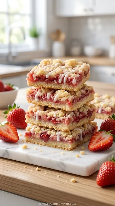Easy Strawberry Shortcake Bars