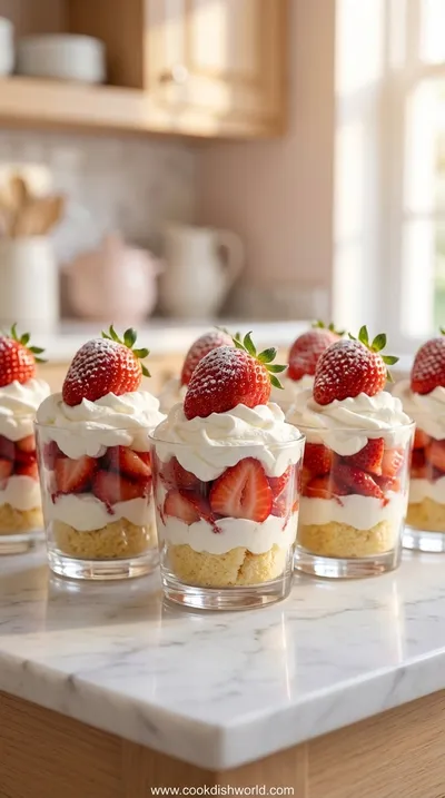 Strawberry Shortcake Cups – Easy Bite‑Size Dessert