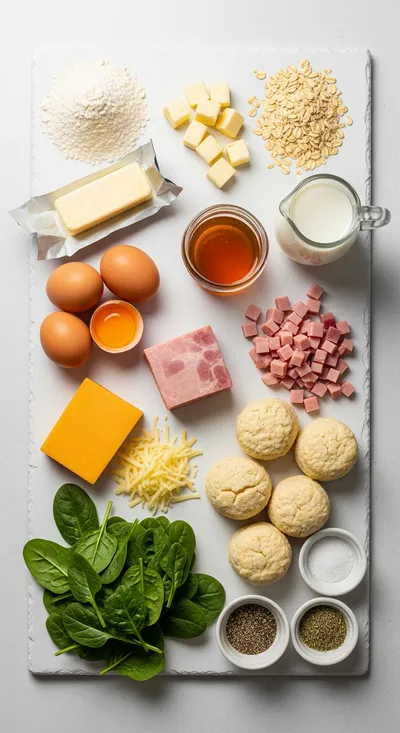 Stuffed Breakfast Biscuits - cooking process