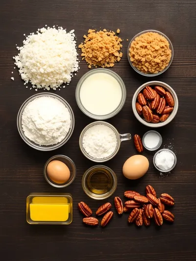 Sweet Alabama Pecanbread - ingredients preparation