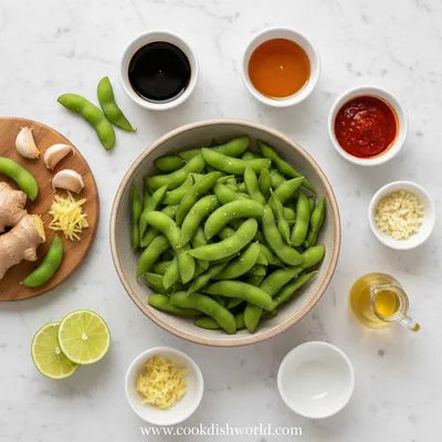 Sweet Chili Edamame Recipe - cooking process