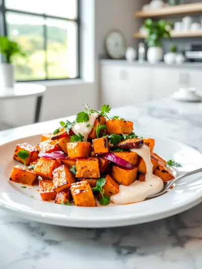 Sweet Potato Hash – Ready in 20 Minutes - ready to serve