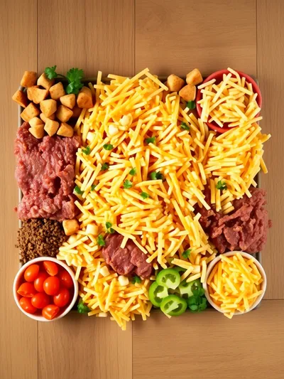 Taco Hashbrown Casserole – Easy Oven Recipe - ingredients preparation