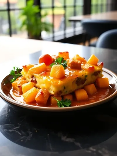 Tater Tot Sausage Breakfast Casserole - ready to serve