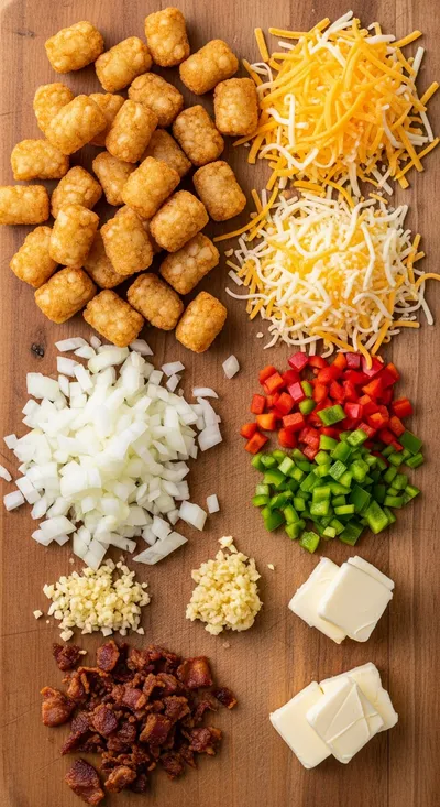 Tater Tots Casserole – Easy Comfort Dish - cooking process