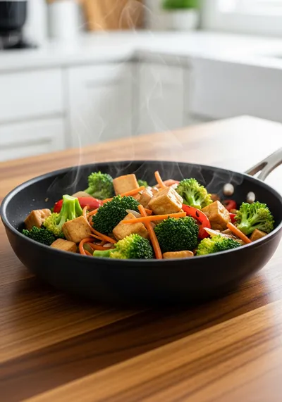 Tofu and Broccoli Stir Fry