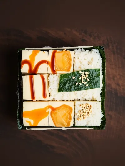 Tofu Musubi Recipe - ingredients preparation