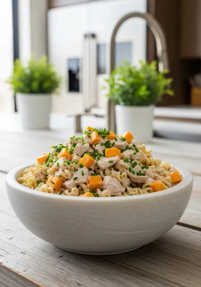 Turkey Cheddar Ranch Pasta Salad – Easy BBQ Side Dish