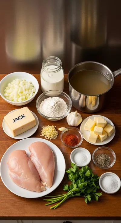 Ultimate Texas Roadhouse Smothered Chicken with Jack Cheese - cooking process