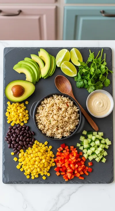 Vegan Burrito Bowl Recipe - Easy, Healthy & Delicious - cooking process