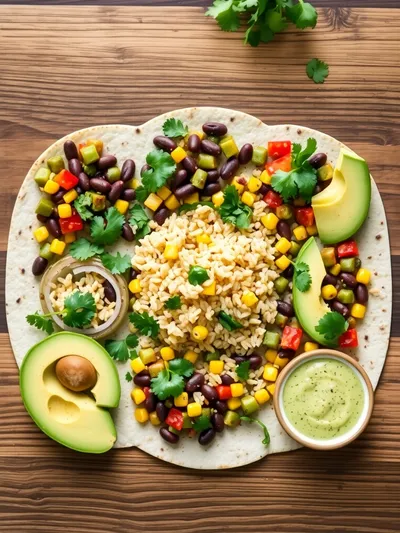 Vegan Burrito Recipe – Flavorful & Easy - ingredients preparation