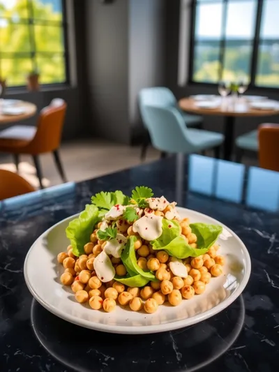 Vegan Chicken Salad Recipe - cooking process