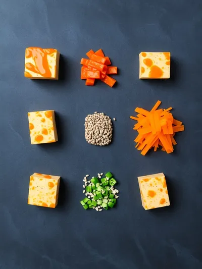 Vegan Orange Tofu Recipe - ingredients preparation