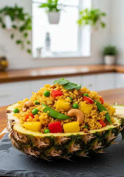 Vegan Pineapple Fried Rice – Quick & Easy Main Dish
