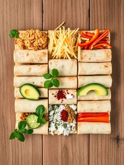 Vegan Taquitos Recipe - ingredients preparation