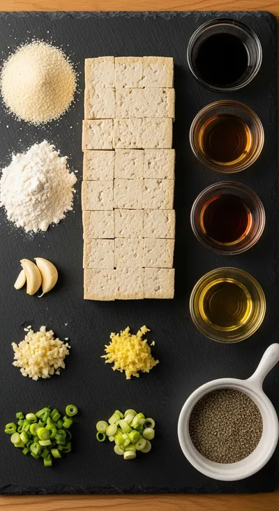 Vegan Tofu Katsu – Crispy Panko-Crusted Cutlets - cooking process