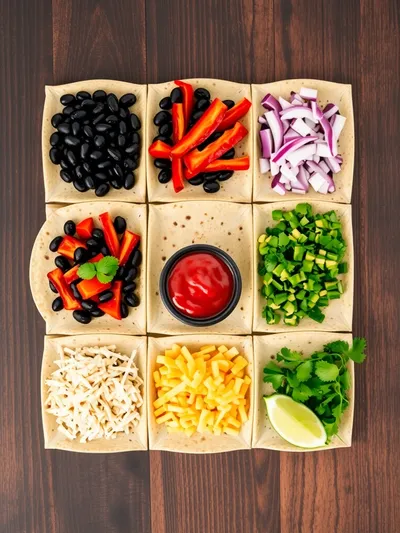 Vegetarian Black Bean Enchiladas – Easy & Delicious - ingredients preparation