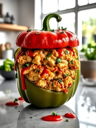 Vegetarian Stuffed Peppers – Mexican Style