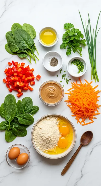 Veggie Breakfast Bars – Low‑Carb Healthy Start - cooking process