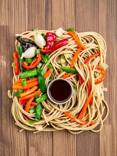Veggie Lo Mein – Ready in Under 30 Minutes - ingredients preparation