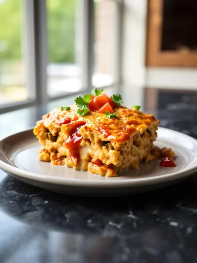 Walking Taco Casserole: Ultimate Taco Night Favorite - ready to serve